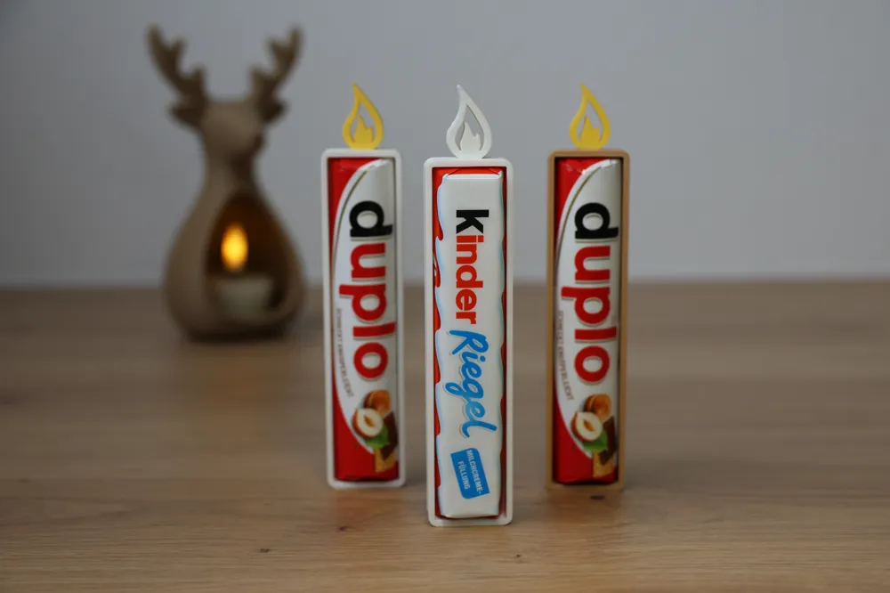 Christmas Candle Holder for Duplo & Kinder Riegel, photo 4 of 4 - Christmas Candle Holder for Duplo & Kinder Riegel Household