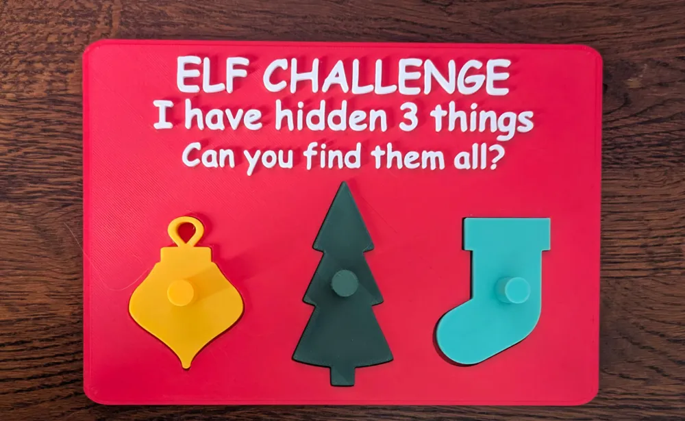 Christmas Elf Challenge puzzle game., photo 2 of 4 - Puzzles & Brain Teasers, elf on a shelf
