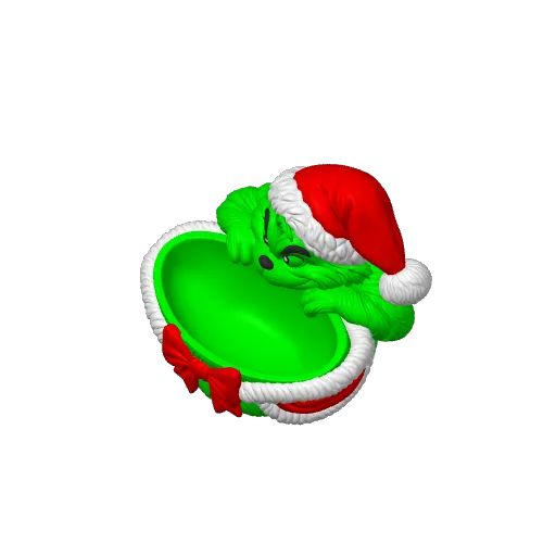 Weihnachtliche Grinch-inspirierte Schale, photo 4 of 4 - Weihnachtliche Grinch-inspirierte Schale Household