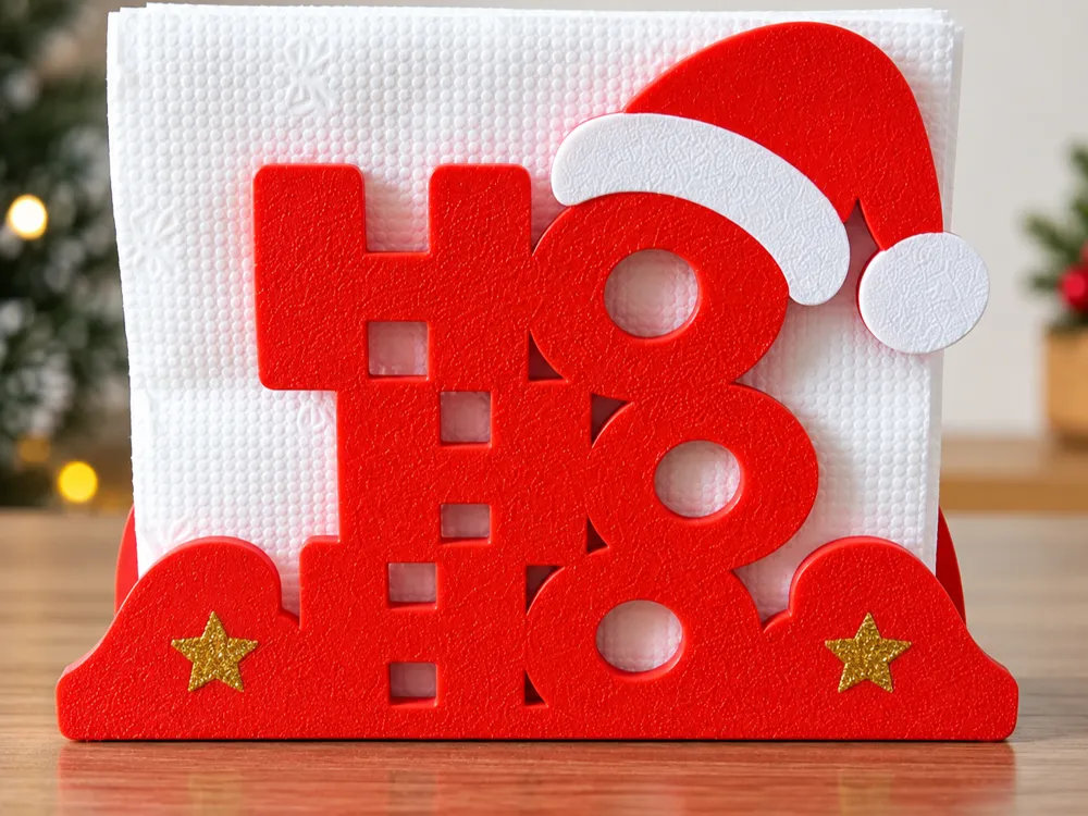 Decoração Porta Guardanapo Natal - Christmas Gifts & Stocking Fillers, in stock in India