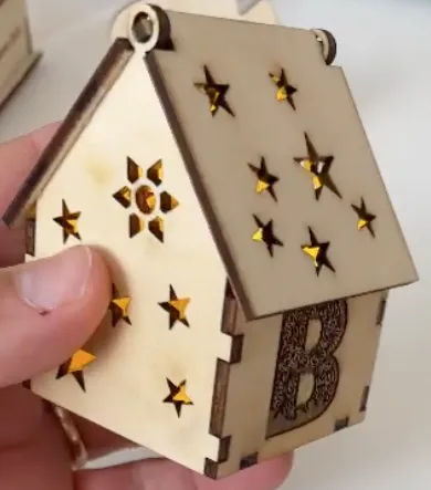 Christmas placeholder house, photo 3 of 4 - Nativity Sets & Village Scenes, natale