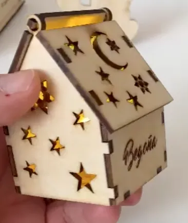 Christmas placeholder house, photo 4 of 4 - Nativity Sets & Village Scenes, candela