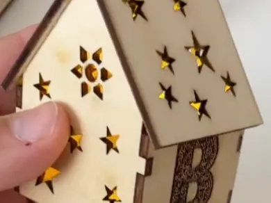 Christmas placeholder house