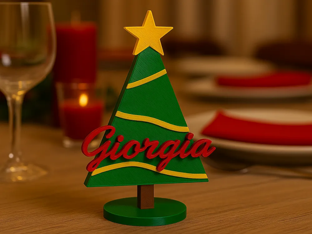 Segnaposto natalizio con nome personalizzabile, another view - Christmas & New Year, Christmas