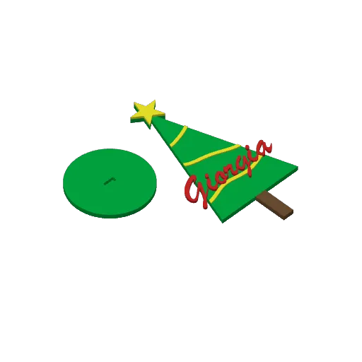 Segnaposto natalizio con nome personalizzabile, another view - Christmas & New Year, xmas