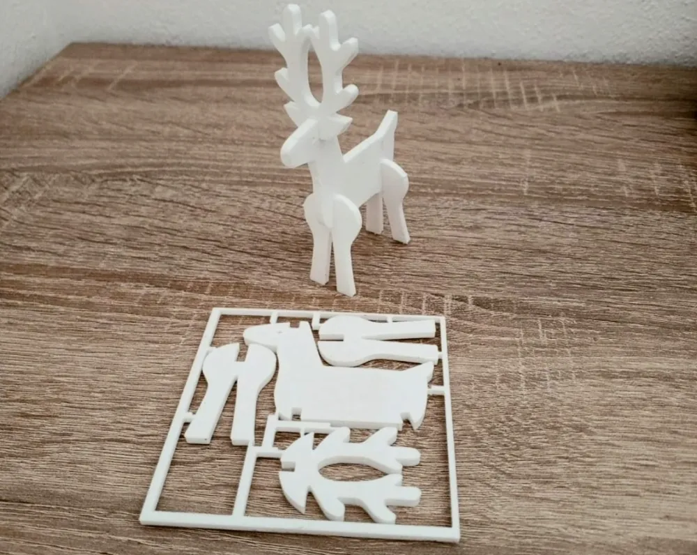 Christmas reindeer kit card
