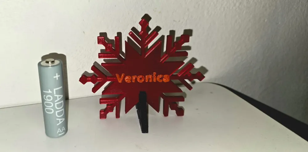 Fiocco di neve Segnaposto Feste Natale, photo 4 of 4 - Santa, Snowman & Reindeer Decor, Santa