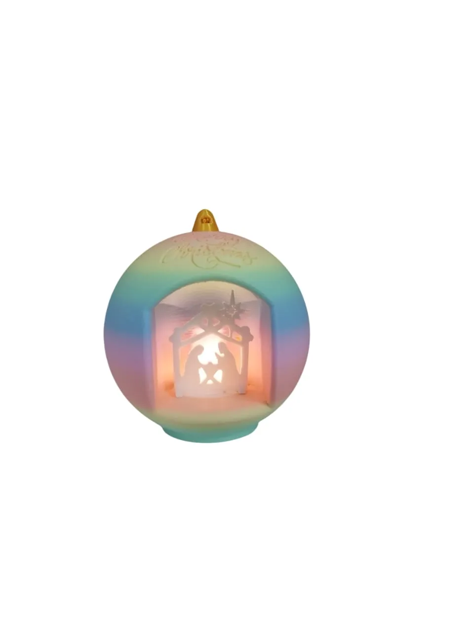 Sfera Natalizia con Natività luminosa, photo 3 of 4 - Christmas Gifts & Stocking Fillers, natale