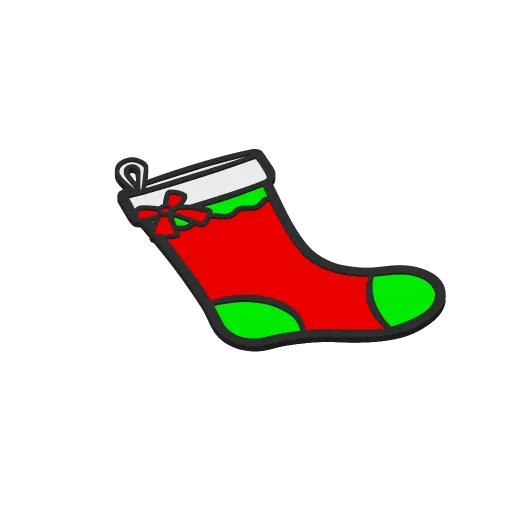 Christmas Stocking Tree Ornament, photo 3 of 3 - Christmas Stocking Tree Ornament Household