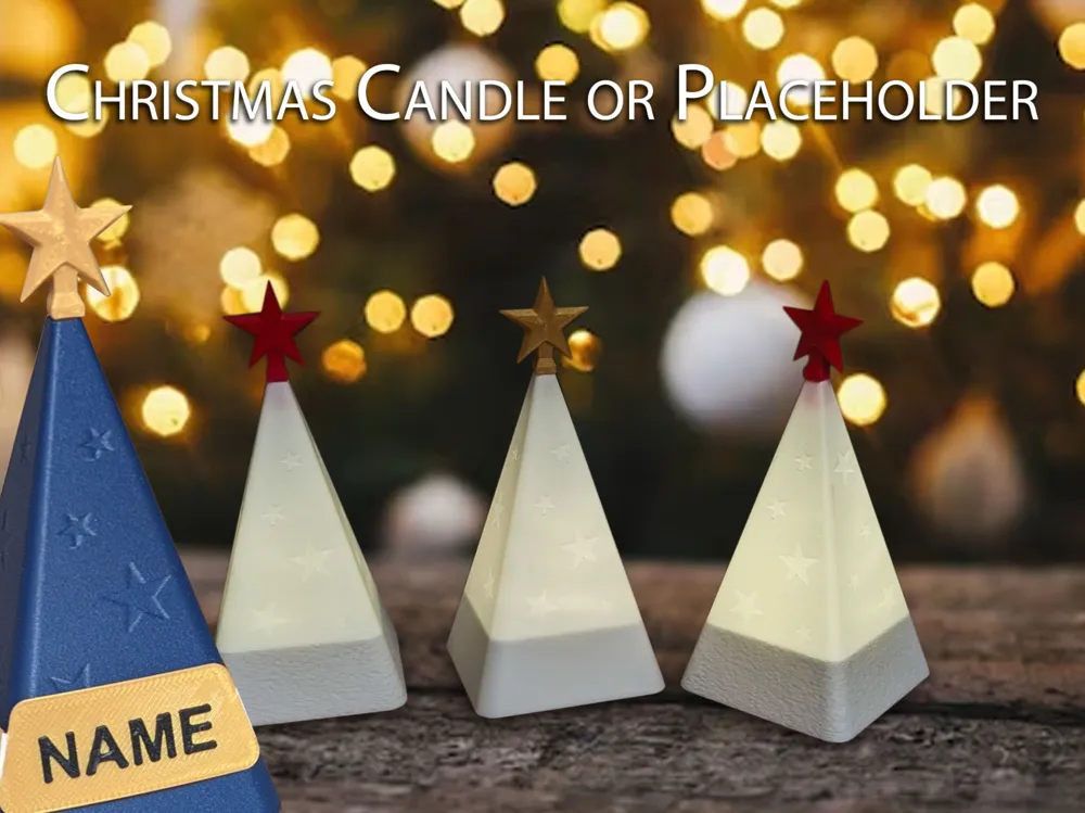 Christmas tealight & Place card