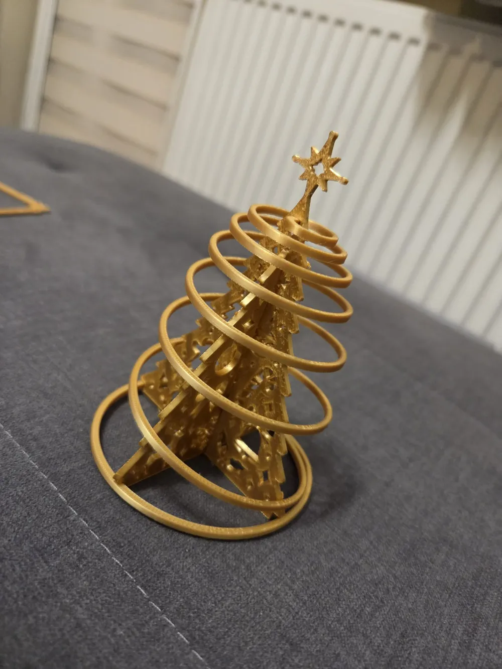 Christmas Tree Kit Card, Spiral Tree Decoration, photo 2 of 4 - Christmas Tree Kit Card, Spiral Tree Decoration Household