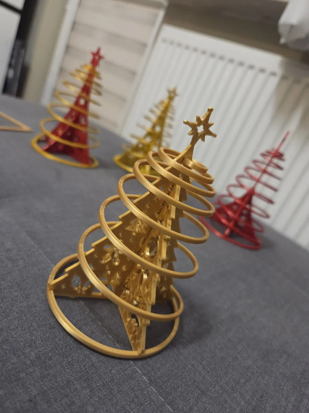 Christmas Tree Kit Card, Spiral Tree Decoration, photo 3 of 4 - Christmas Tree Kit Card, Spiral Tree Decoration Household