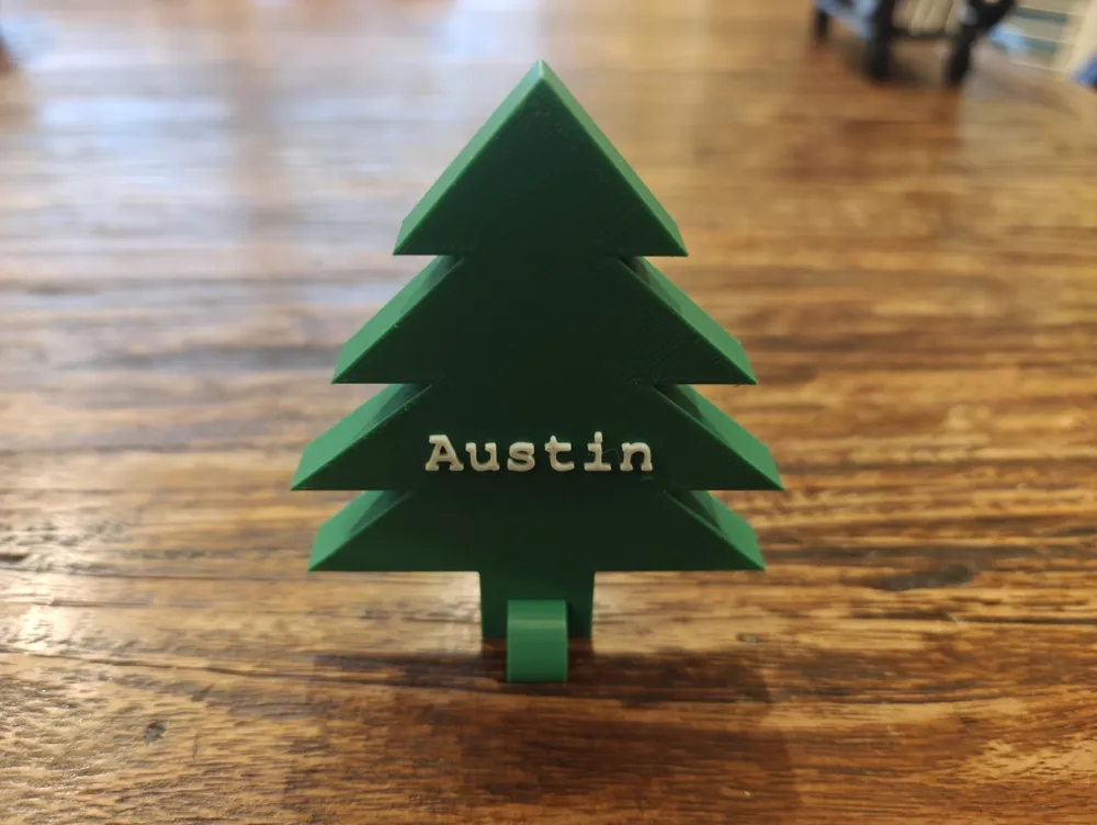 Albero di Natale Segnaposto Christmas placeholder, photo 2 of 3 - Christmas Tree Toppers & Stands, natale2024