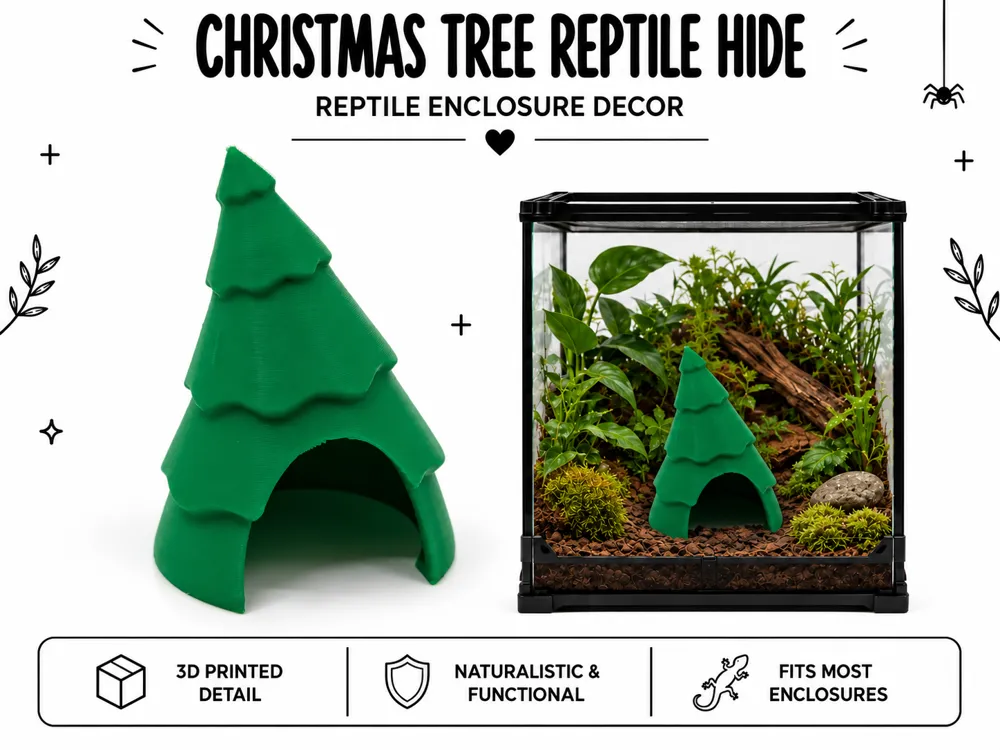 Christmas Tree Reptile Hide
