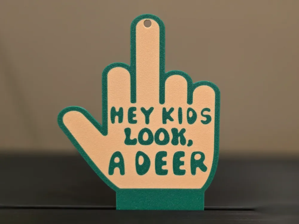 Christmas Vacation - Look Kids a Deer Ornament, another view - Christmas Ornaments & Baubles, national lampoon