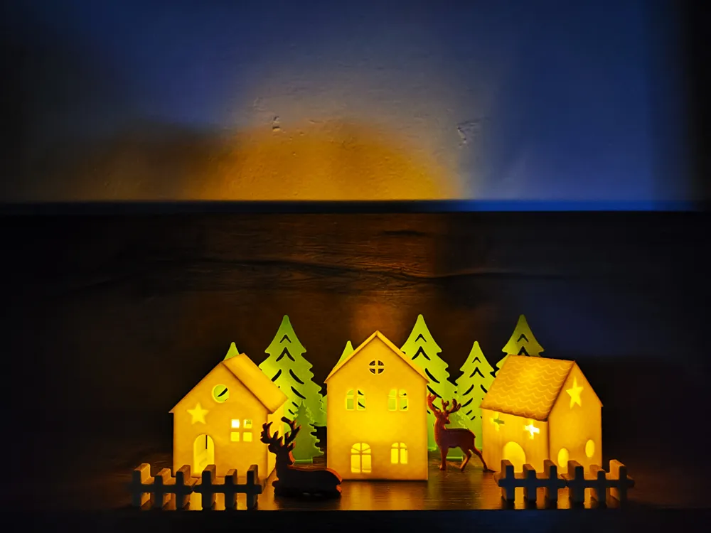 Christmas Village Construction Kit, photo 4 of 4 - Christmas Village Construction Kit Household