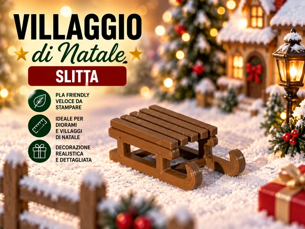 Villaggio di Natale - Slitta, photo 4 of 4 - Villaggio di Natale - Slitta Figurines & Collectibles