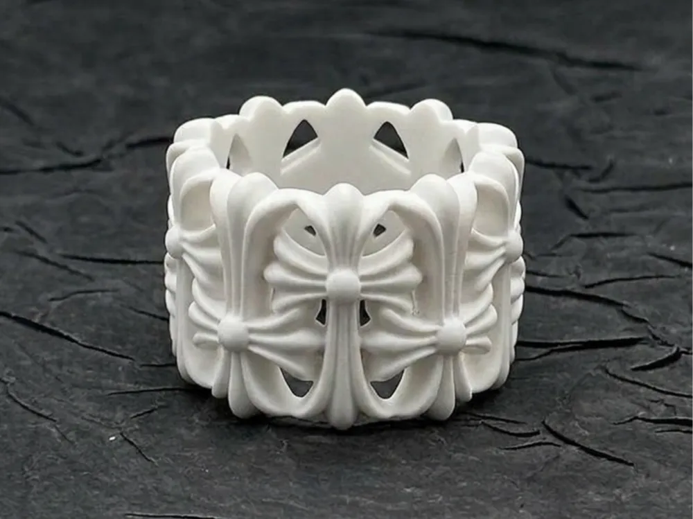 Chrome Hearts Style Ring