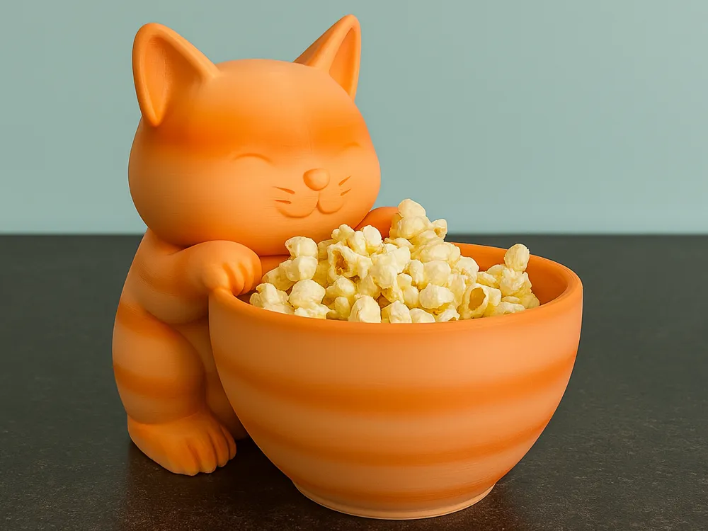 Chubby Cat Snack Bowl
