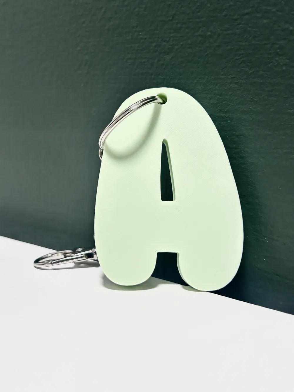 Chunky Alphabet Letter Keychain (A, Z), photo 4 of 4 - Name & Letter Keychains, girly