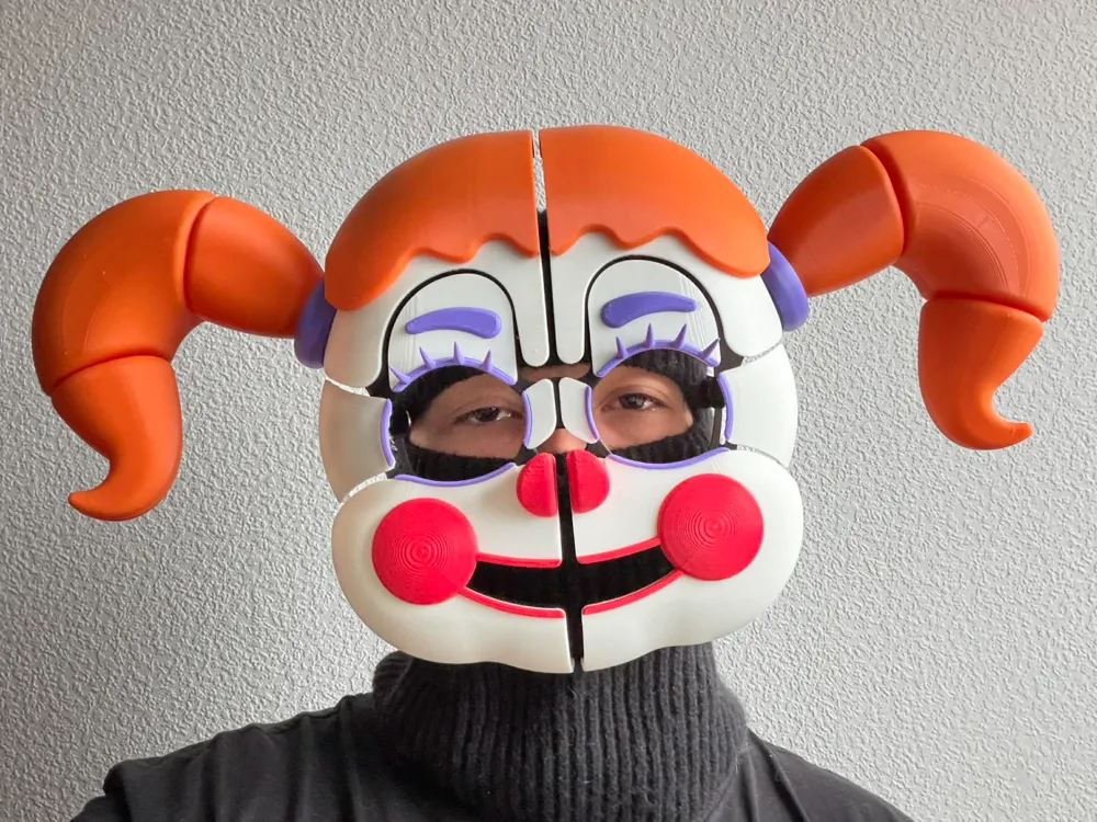 Circus Baby Mask - FNAF, photo 3 of 4 - Circus Baby Mask - FNAF Props & Cosplay