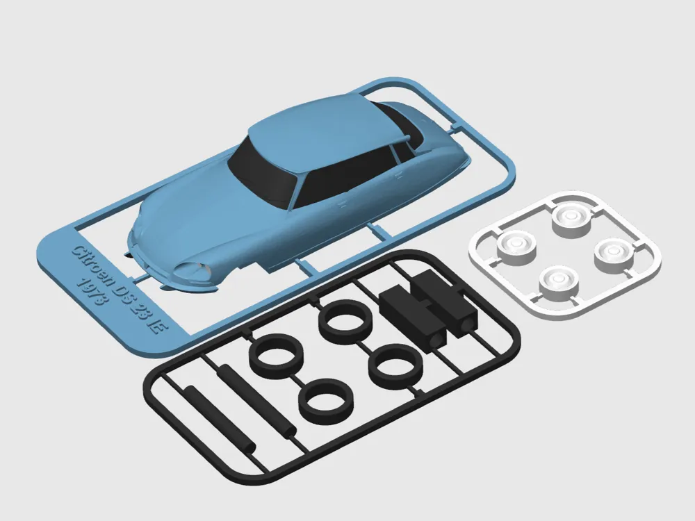 Citroen DS 23 IE 1973 kit card