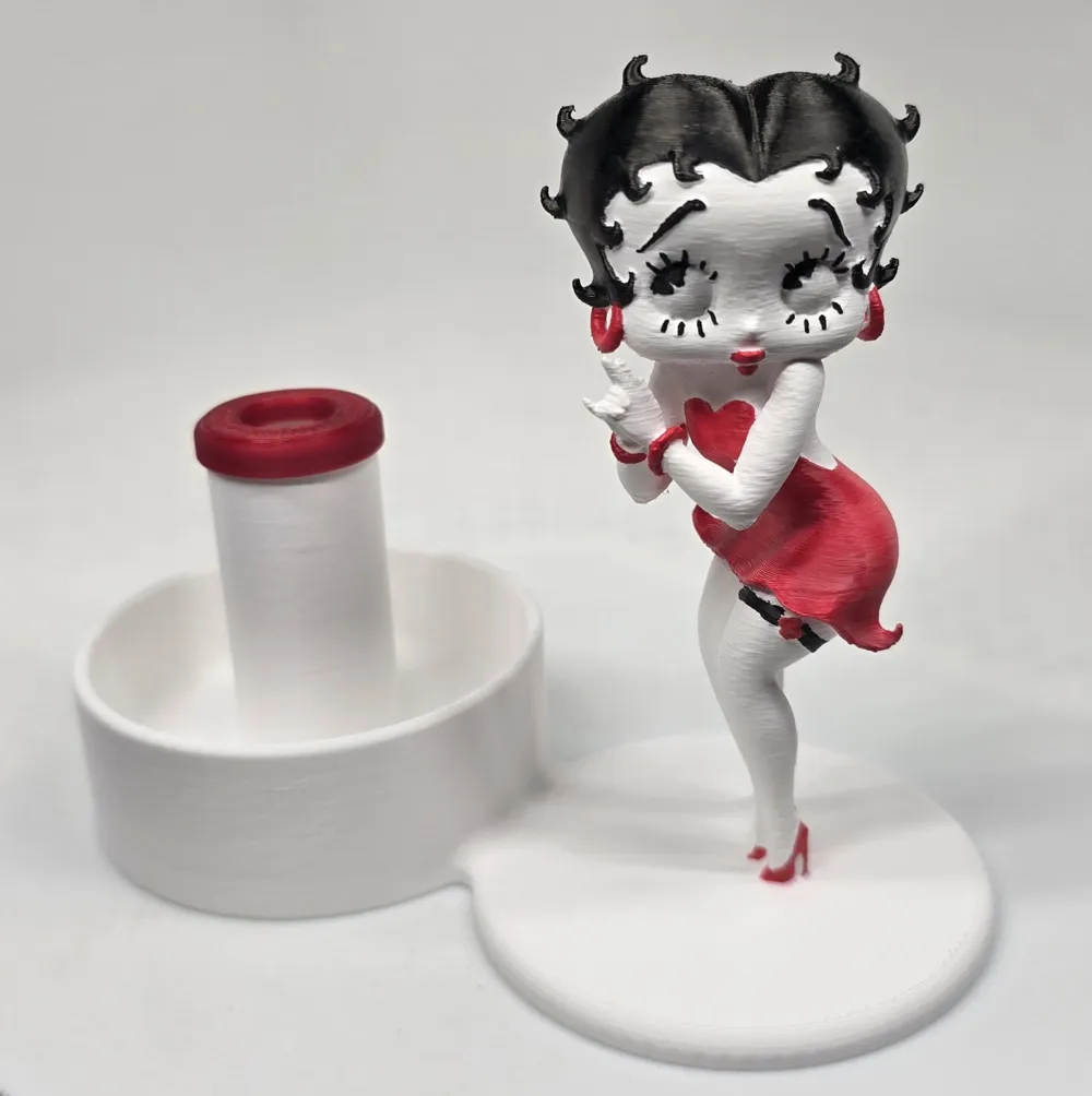 Classic Betty Boop Fancy Pen Stand and Catchall, photo 3 of 4 - Classic Betty Boop Fancy Pen Stand and Catchall Hobby & DIY