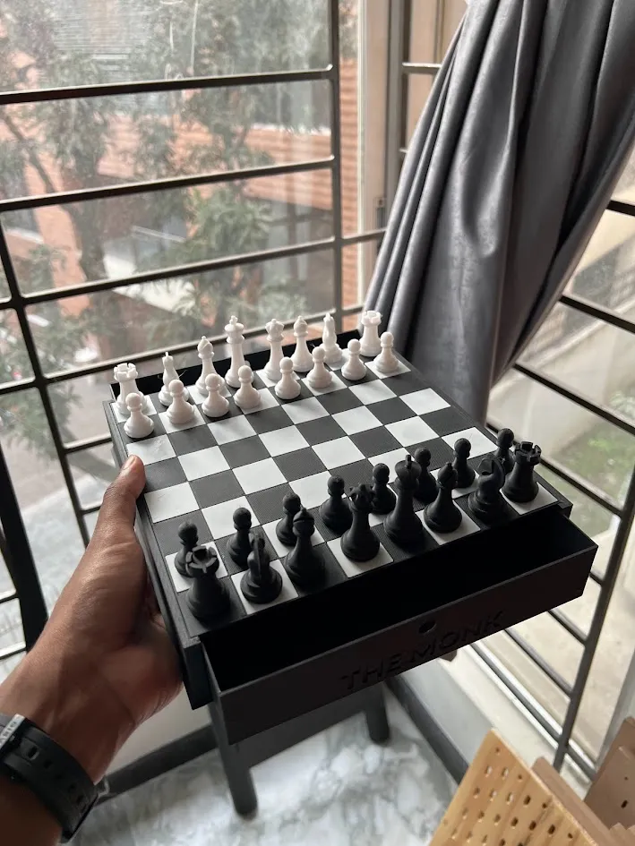 Classic Chessboard with Drawers, photo 3 of 4 - Chess Sets & Pieces, chess pieces