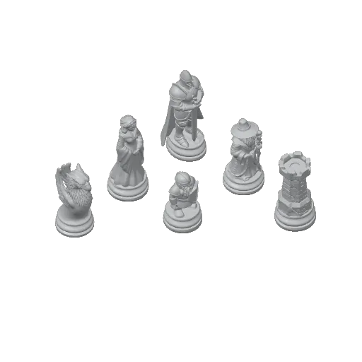Classic Fantasy Chess Set, photo 4 of 4 - Classic Fantasy Chess Set Toys & Games