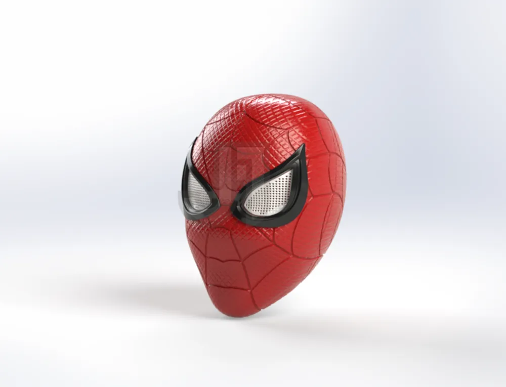 Classic Spider-Man Helmet Inspired, photo 4 of 4 - Classic Spider-Man Helmet Inspired Props & Cosplay