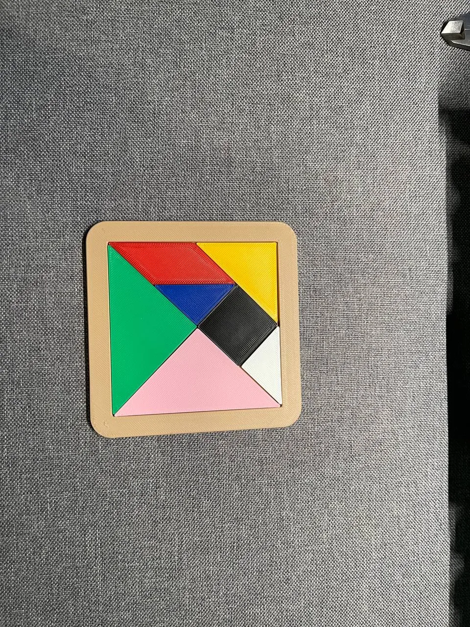 Classic Tangram - Seven-Piece Puzzle with Frame, photo 3 of 4 - Tangrams, Tile & Sliding Puzzles, boardgame