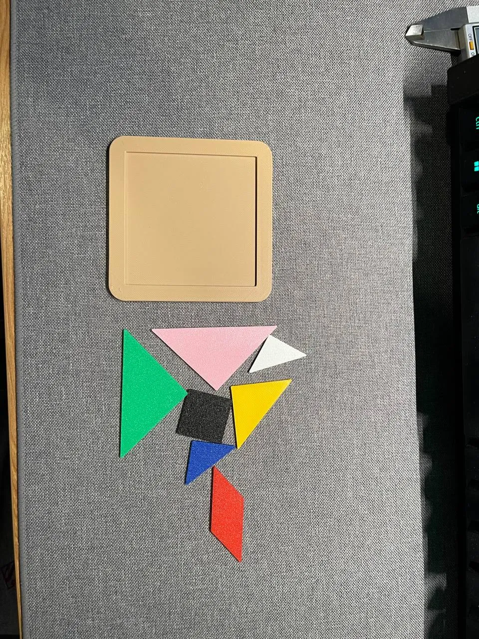 Classic Tangram - Seven-Piece Puzzle with Frame, photo 4 of 4 - Tangrams, Tile & Sliding Puzzles, geometry