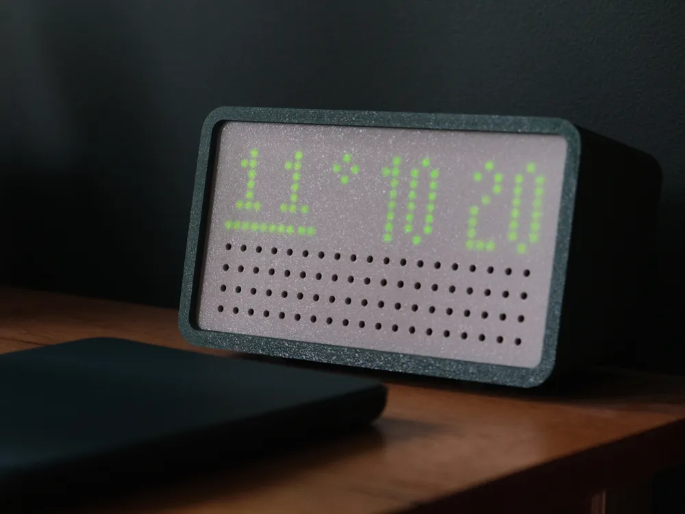 Clock McClockington - ESP32 Smart Clock, photo 2 of 4 - Clock McClockington - ESP32 Smart Clock Home Decor Items