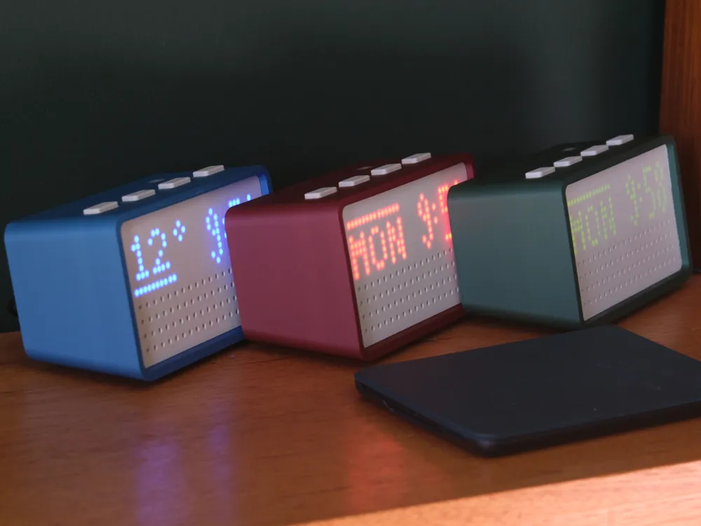 Clock McClockington - ESP32 Smart Clock, photo 3 of 4 - Clock McClockington - ESP32 Smart Clock Home Decor Items