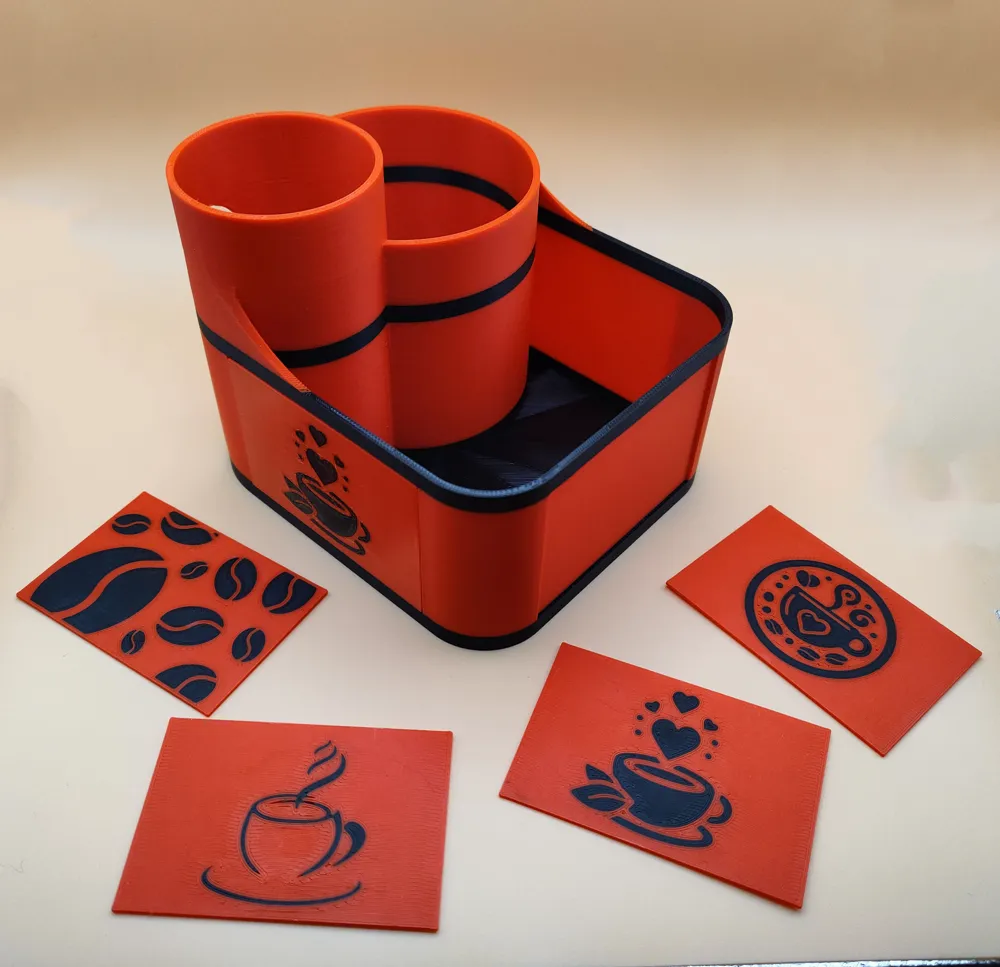 Coffee Accessories Organizer, photo 3 of 4 - Coffee Accessories Organizer Household