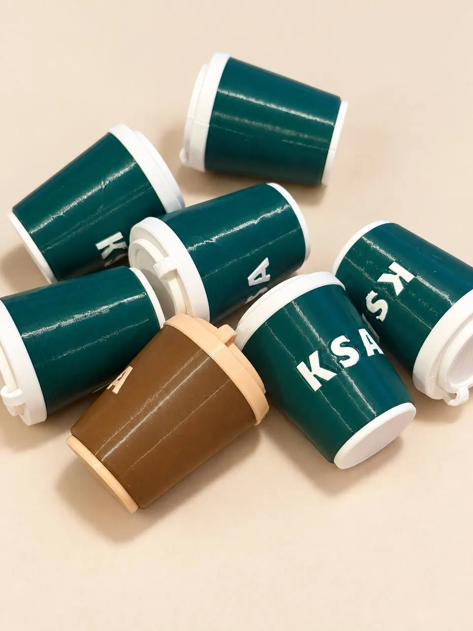 Coffee cup keychain, photo 2 of 4 - Coffee cup keychain Keychains
