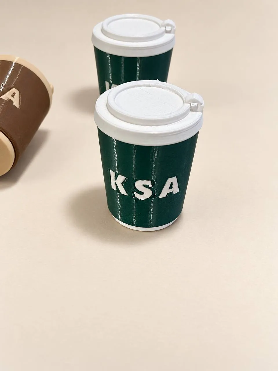 Coffee cup keychain, photo 3 of 4 - Coffee cup keychain Keychains