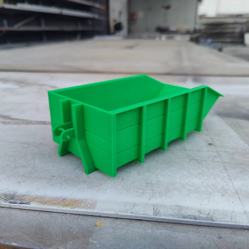construction dumpster, photo 3 of 4 - construction dumpster Miniatures