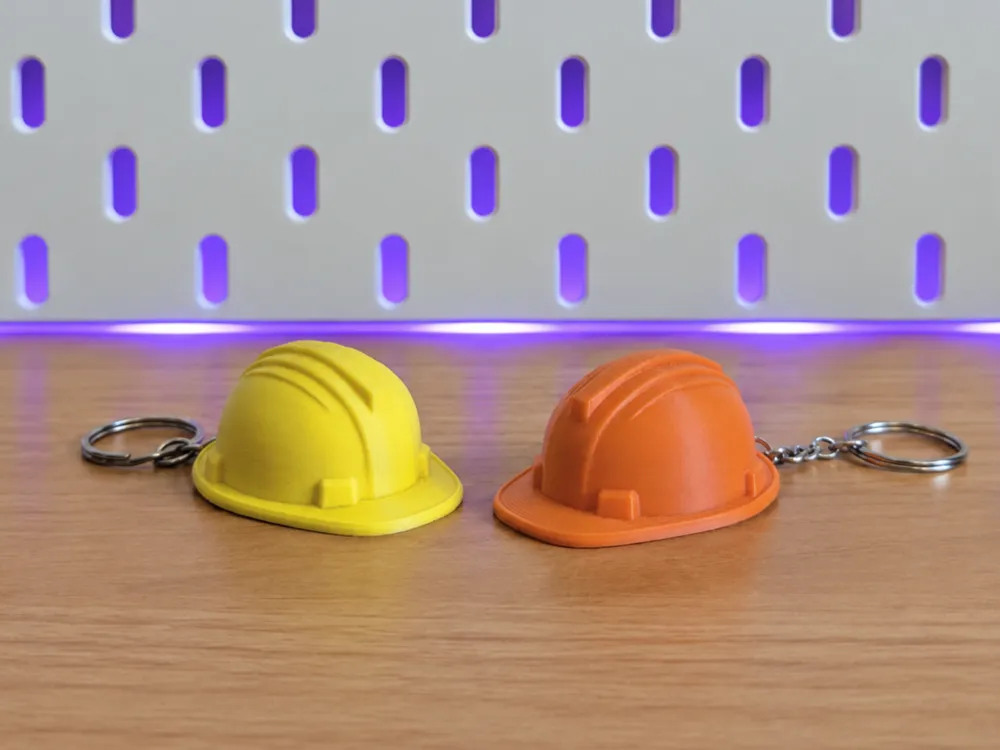 Engineer Helmet Keychain