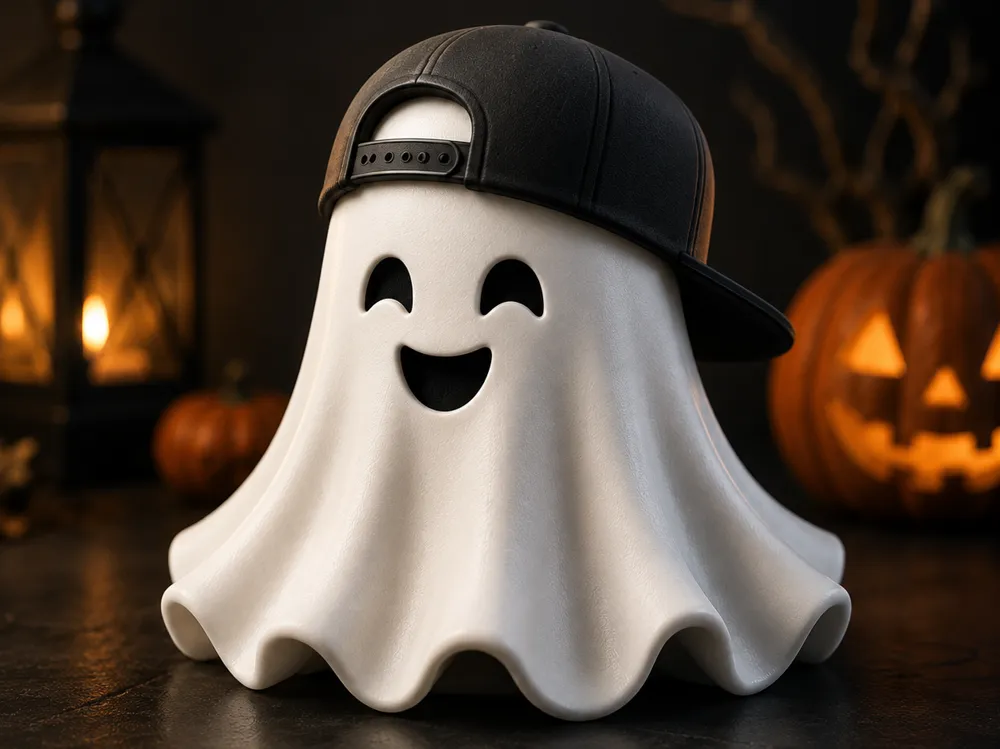 Cool Ghost with Cap, Cute Halloween Decoration - Statues, in stock in India