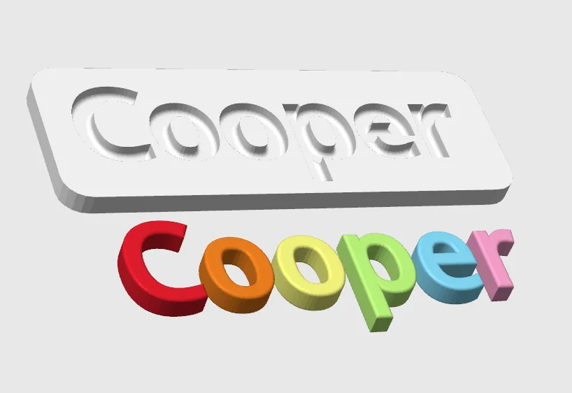 Cooper Name Puzzle, photo 4 of 4 - Puzzles & Brain Teasers, alphabet