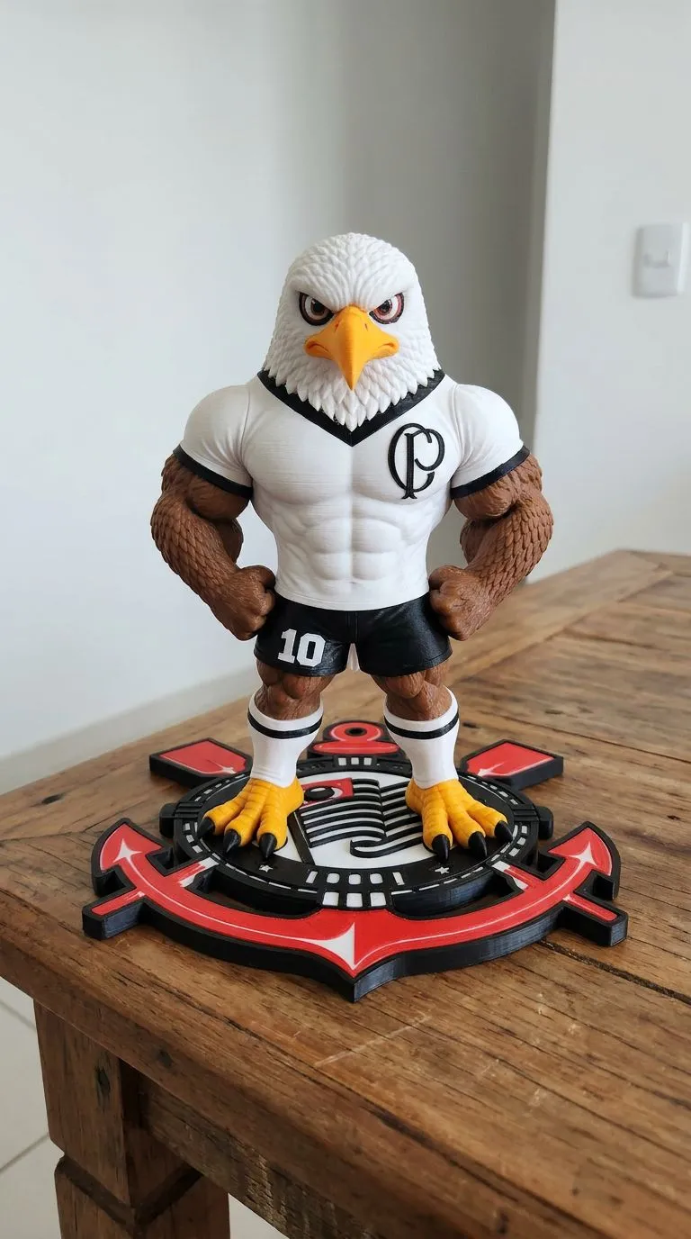 Corinthians Hawk Mascot, 25cm, photo 4 of 4 - Corinthians Hawk Mascot, 25cm Toys & Games