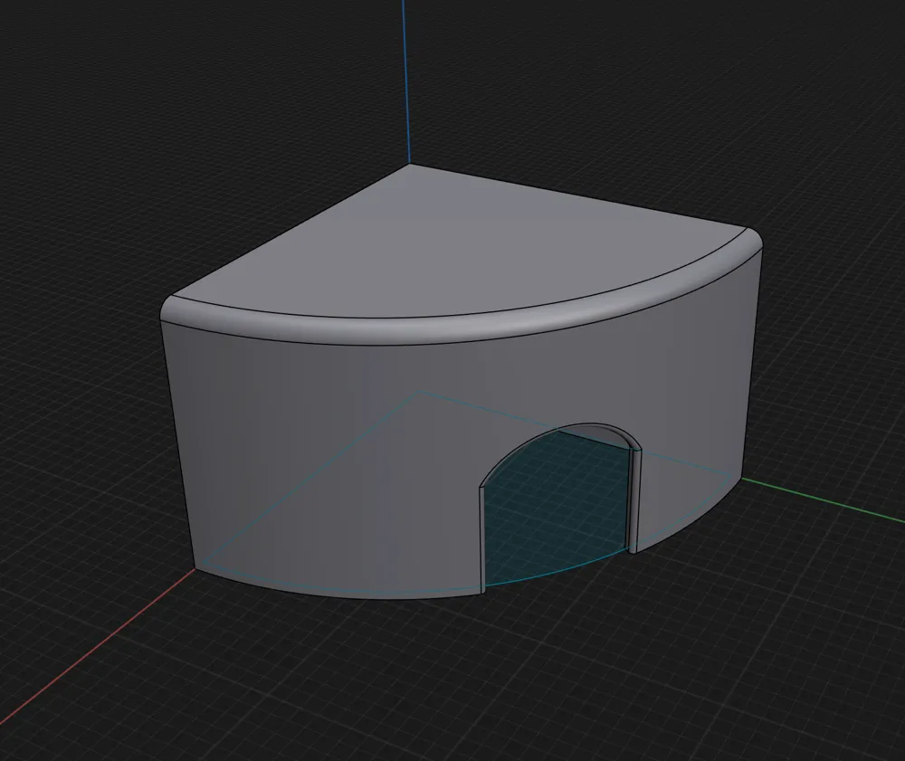 Corner Hamster House or Sand Bath