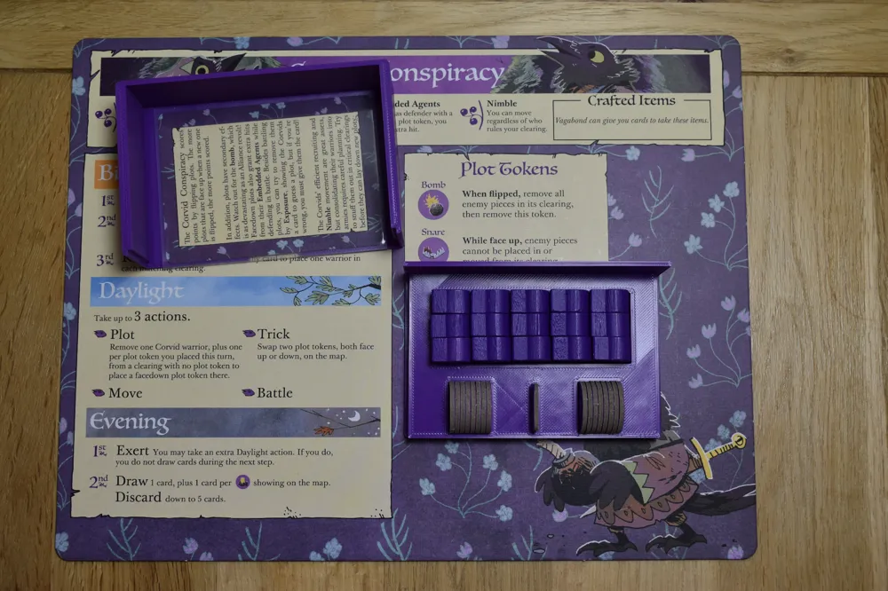 Corvid Conspiracy Insert (RBGS), photo 3 of 4 - Corvid Conspiracy Insert (RBGS) Toys & Games
