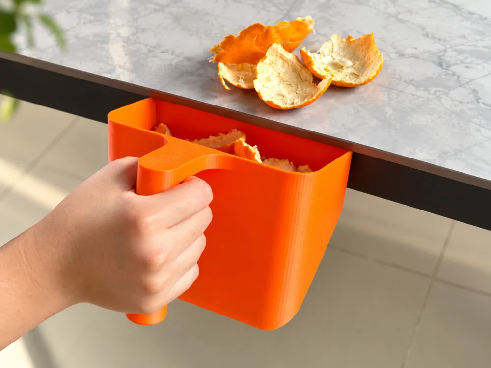 Countertop Cleaner Bin, Kitchen Scrap Collector, photo 4 of 4 - Countertop Cleaner Bin, Kitchen Scrap Collector Household