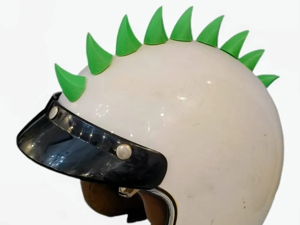 Crocodile Horns for Motorcycle Helmets