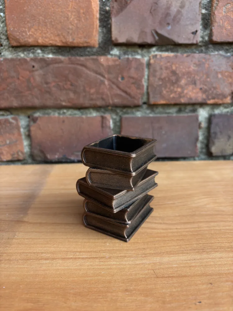 Crooked Book Stack Planter, photo 3 of 5 - Planters & Plant Pots, book 2