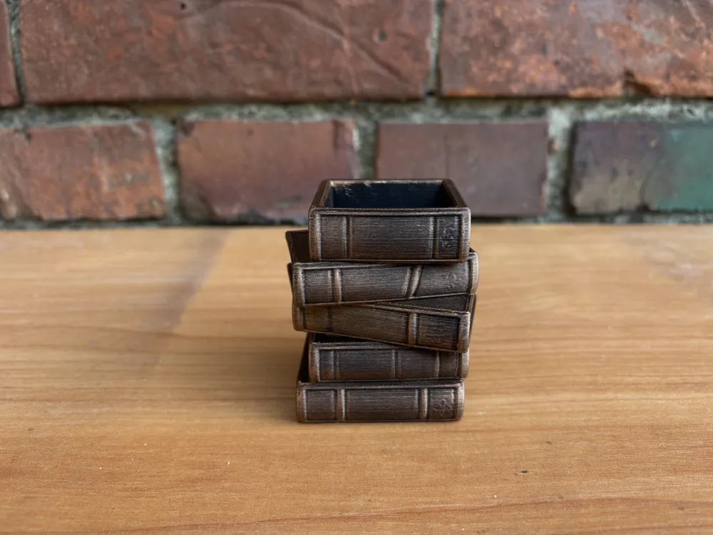 Crooked Book Stack Planter, photo 4 of 5 - Planters & Plant Pots, book 2026
