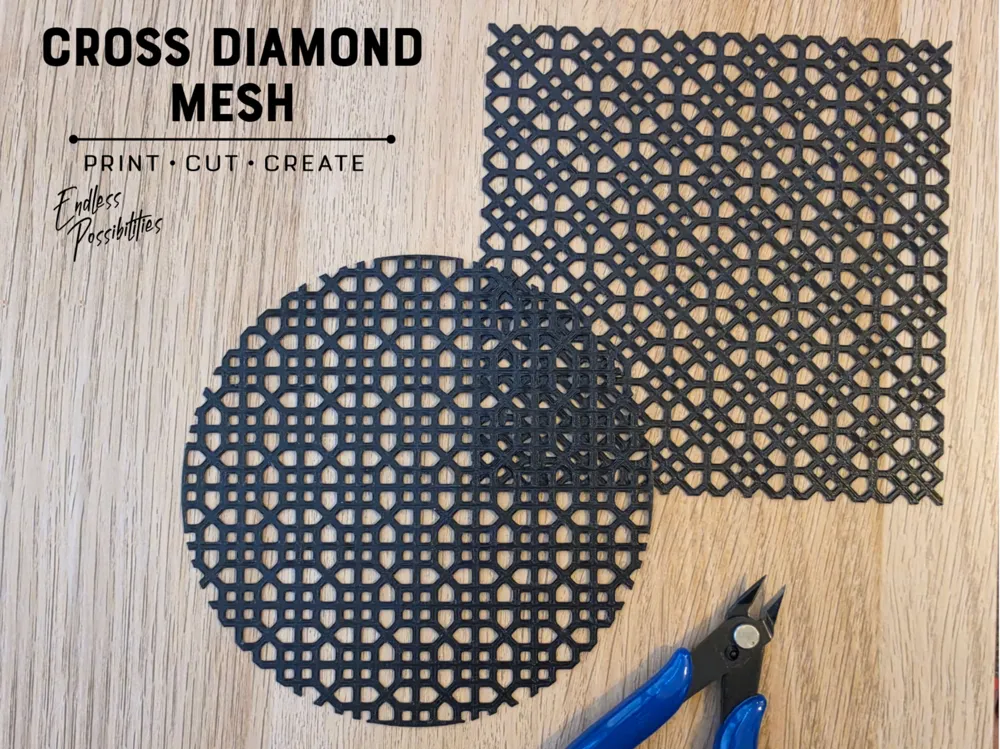 Cross Diamond Mesh, photo 4 of 4 - Cross Diamond Mesh Hobby & DIY