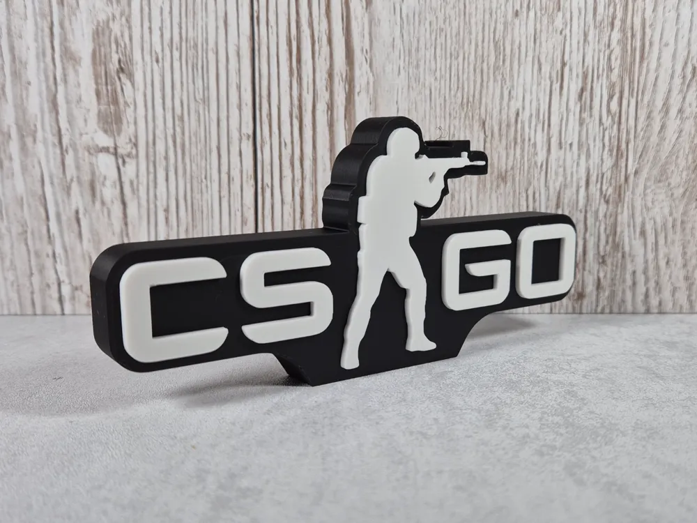 CS GO Desk Logo | Counterstrike Desk Sign, photo 2 of 4 - Brand & Logo Signs, cs-go